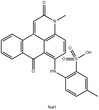 Natrium-4-[(2,7-dihydro-3-methyl-2,7-dioxo-3H-dibenz[f,ij]isochinolin-6-yl)amino]toluol-3-sulfonat