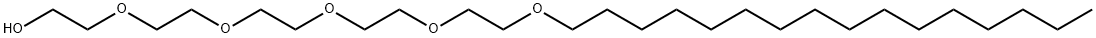 PENTAETHYLENE GLYCOL MONOHEXADECYL ETHER Struktur