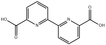 2,2'-ビピリジン-6,6'-ジカルボン酸 化学構造式