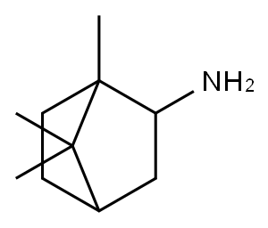 1,7,7-三甲基双环[2.2.1]庚烷-2-胺, 4481-88-3, 结构式