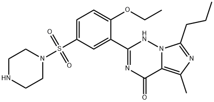 N-Desethyl Vardenafil Structure