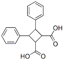 1,2-Diphenylcyclobutane-3,4-dicarboxylic acid Structure