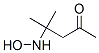 2-Pentanone, 4-(hydroxyamino)-4-methyl- (9CI) 结构式