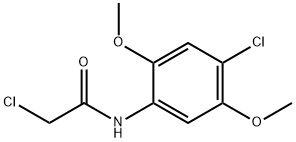 2-氯-N-(4-氯-2,5-二甲氧苯基)乙酰胺,448250-64-4,结构式