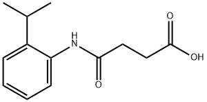 4-((2-异丙基苯基)氨基)-4-氧代丁酸, 448250-78-0, 结构式