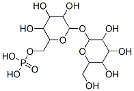 [3,4,5-trihydroxy-6-[3,4,5-trihydroxy-6-(hydroxymethyl)oxan-2-yl]oxy-oxan-2-yl]methoxyphosphonic acid Structure