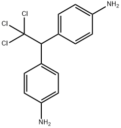 2,2-ビス(p-アミノフェニル)-1,1,1-トリクロロエタン 化学構造式