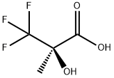 (R)-3,3,3-トリフルオロ-2-ヒドロキシ-2-メチルプロピオン酸 化学構造式