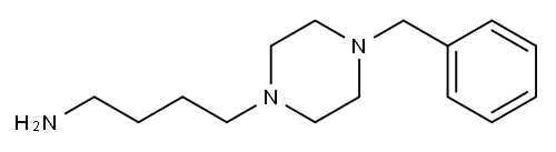 1-Benzyl-4-(4-aminobutyl)piperazine Struktur