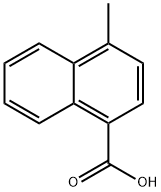 4-メチル-1-ナフトエ酸 化学構造式