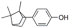 exo-p-(1,7,7-trimethylbicyclo[2.2.1]hept-2-yl)phenol ,4488-58-8,结构式
