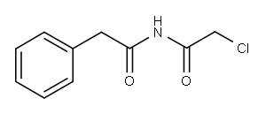 2-CHLORO-N-PHENYLACETYL-ACETAMIDE 结构式