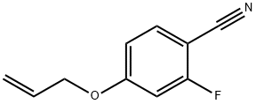 4-(烯丙氧基)-2-氟苯甲腈, 448956-54-5, 结构式