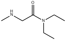 N,N-DIETHYL-2-(METHYLAMINO)ACETAMIDE HYDROCHLORIDE Struktur