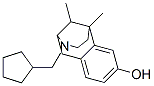 3-(Cyclopentylmethyl)-1,2,3,4,5,6-hexahydro-6,11-dimethyl-2,6-methano-3-benzazocin-8-ol Structure