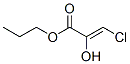 2-Propenoic  acid,  3-chloro-2-hydroxy-,  propyl  ester Structure