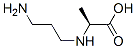 L-Alanine, N-(3-aminopropyl)- (7CI,9CI) 结构式