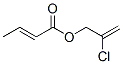2-Butenoic acid 2-chloroallyl ester Struktur