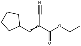 2-Propenoicacid,2-cyano-3-cyclopentyl-,ethylester(9CI) Struktur