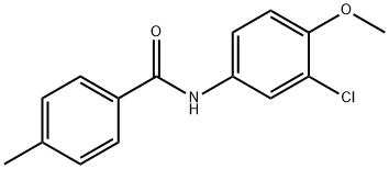 N-(3-Chloro-4-Methoxyphenyl)-4-MethylbenzaMide, 97% Structure