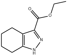 4,5,6,7-TETRAHYDRO-1H-INDAZOLE-3-CARBOXYLIC ACID ETHYL ESTER Struktur