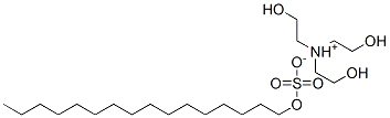 十六烷醇硫酸单酯与三乙醇胺的化合物, 4492-79-9, 结构式