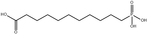 11-Phosphonoundecanoic  acid Structure