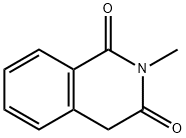 2-メチルイソキノリン-1,3(2H,4H)-ジオン 化学構造式
