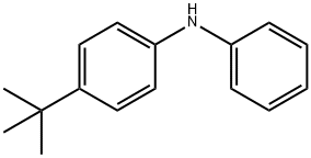 4-tert-ブチルフェニルフェニルアミン 化学構造式
