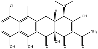 ANHYDROCHLORTETRACYCLINE HYDROCHLORIDE Struktur