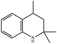 1,2,3,4-テトラヒドロ-2,2,4-トリメチルキノリン 化学構造式