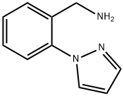 2-(1H-吡唑-1-YL)苄胺 结构式