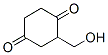 1,4-Cyclohexanedione, 2-(hydroxymethyl)- (9CI) Struktur