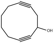 2,8-Cyclodecadiyn-1-ol (9CI) 结构式