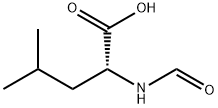 N-Α-ホルミル-D-ロイシン 化学構造式