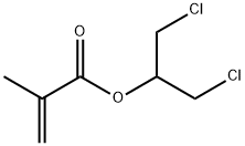 Methacrylic acid 1-(chloromethyl)-2-chloroethyl ester Structure