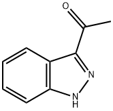 3-アセチル-1H-インダゾール 化学構造式