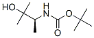 Carbamic acid, [(1S)-2-hydroxy-1,2-dimethylpropyl]-, 1,1-dimethylethyl ester Struktur