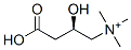 1-Propanaminium, 3-carboxy-2-hydroxy-N,N,N-trimethyl-, (R)- Struktur