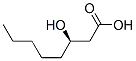 (3R)-3-Hydroxyoctanoic acid 结构式