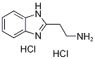 1H-ベンズイミダゾール-2-エタンアミン二塩酸塩 化学構造式