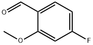 4-氟-2-甲氧基苯甲醛,450-83-9,结构式