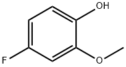 4-氟-2-甲氧基苯酚,450-93-1,结构式