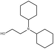 2-(二环己基氨基)乙醇, 4500-31-6, 结构式