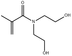 N,N-Bis(2-hydroxyethyl)methacrylamide Structure