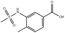 3-MethanesulfonaMido-4-Methylbenzoic acid Structure
