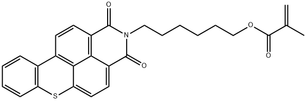 2-(6-Methacryloyloxyhexyl)thioxantheno[2,1,9-dej]isoquinoline-1,3-dione Monomer Structure