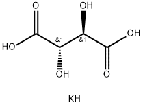 dipotassium (R*,S*)-tartrate Struktur