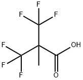 2,2-ビス(トリフルオロメチル)プロピオン酸 化学構造式