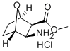 METHYL DIEXO-3-AMINO-7-OXA-BICYCLO[2.2.1]HEPTANE-2-CARBOXYLATE HYDROCHLORIDE Structure